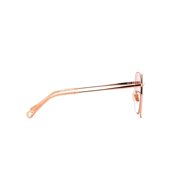 CHLOE ROSE GOLD GRADIENT OVERSIZED SQUARE SUNGLASSES CH0076SK - Picture 7 of 7